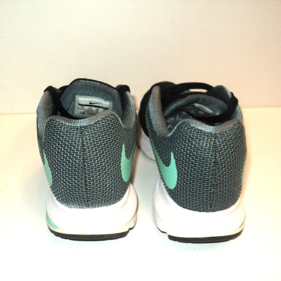 Nike Air Zoom Winflo 3  Running Sneakers Women's 7 #831562-006 Black & Mint - Picture 4 of 7
